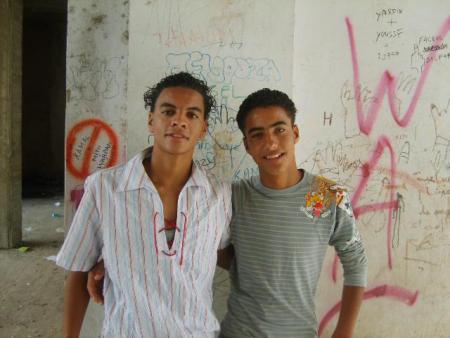 c moi achraf et mon ami mounir